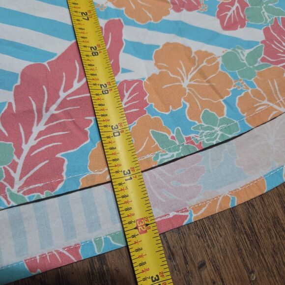 Chubbies Hawaiian Shirt Mens 2XL Floral Short Sleeve Button Up Stretch Cotton - Picture 9 of 9